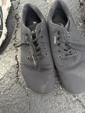 NOBULL Black Knit Lace-Up Sneakers